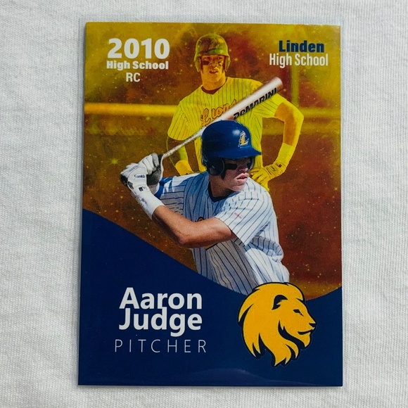 Aaron Judge Rookie High School Baseball Card - New York Yankees - Picture 1 of 2
